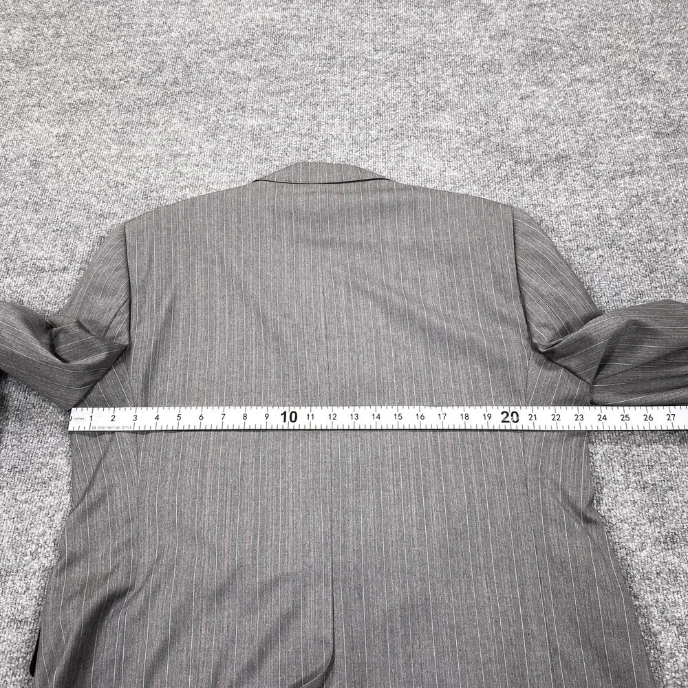 Cremieux Loro Piana Suit Jacket Mens 46 Gray Wool Blazer Single-Breasted‎